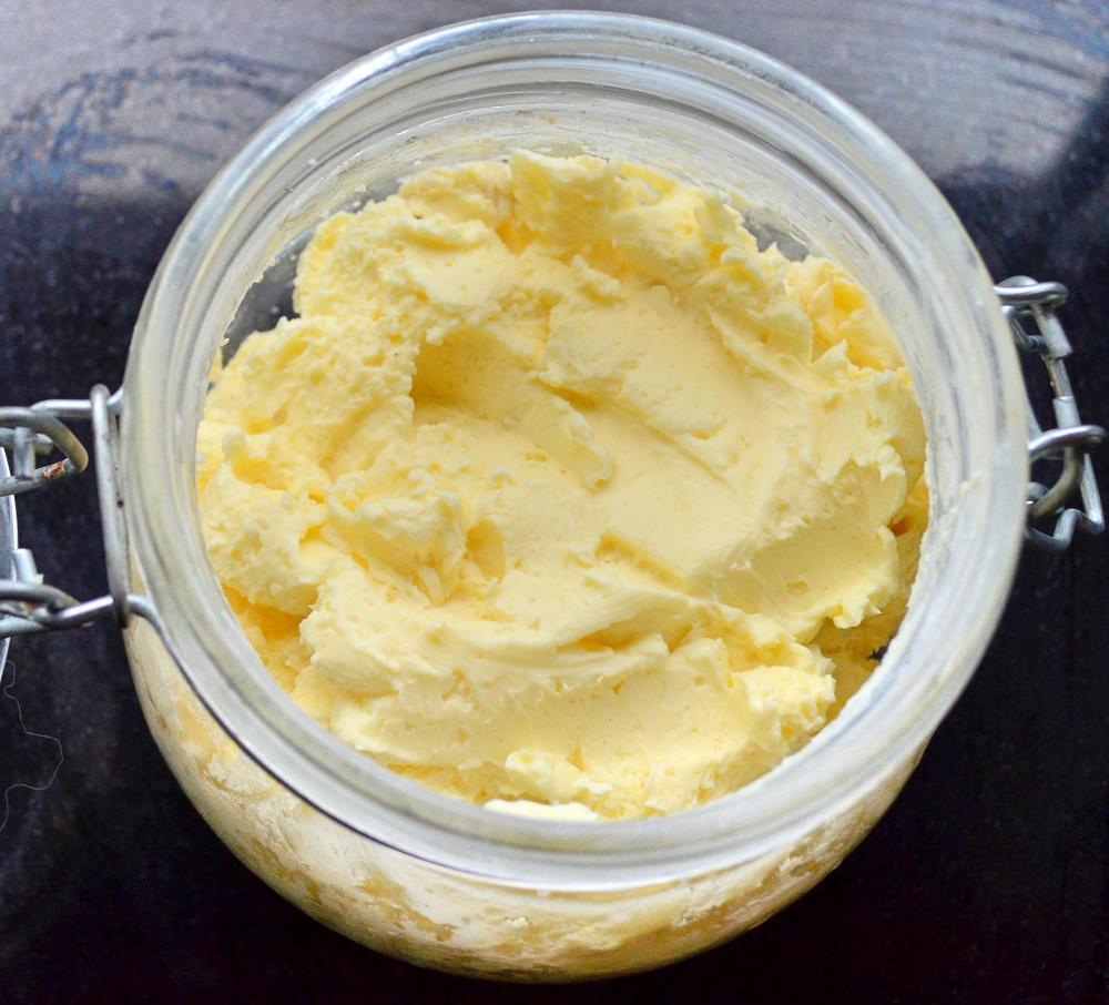 homemade grass-fed butter