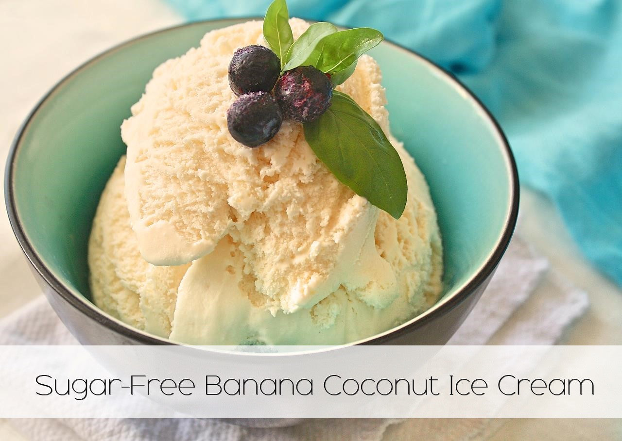 Banana Ice Cream with Coconut Milk