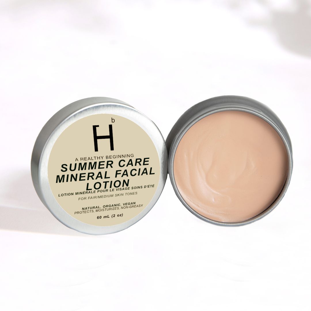 Summer Mineral Facial Lotion - A Healthy Beginning