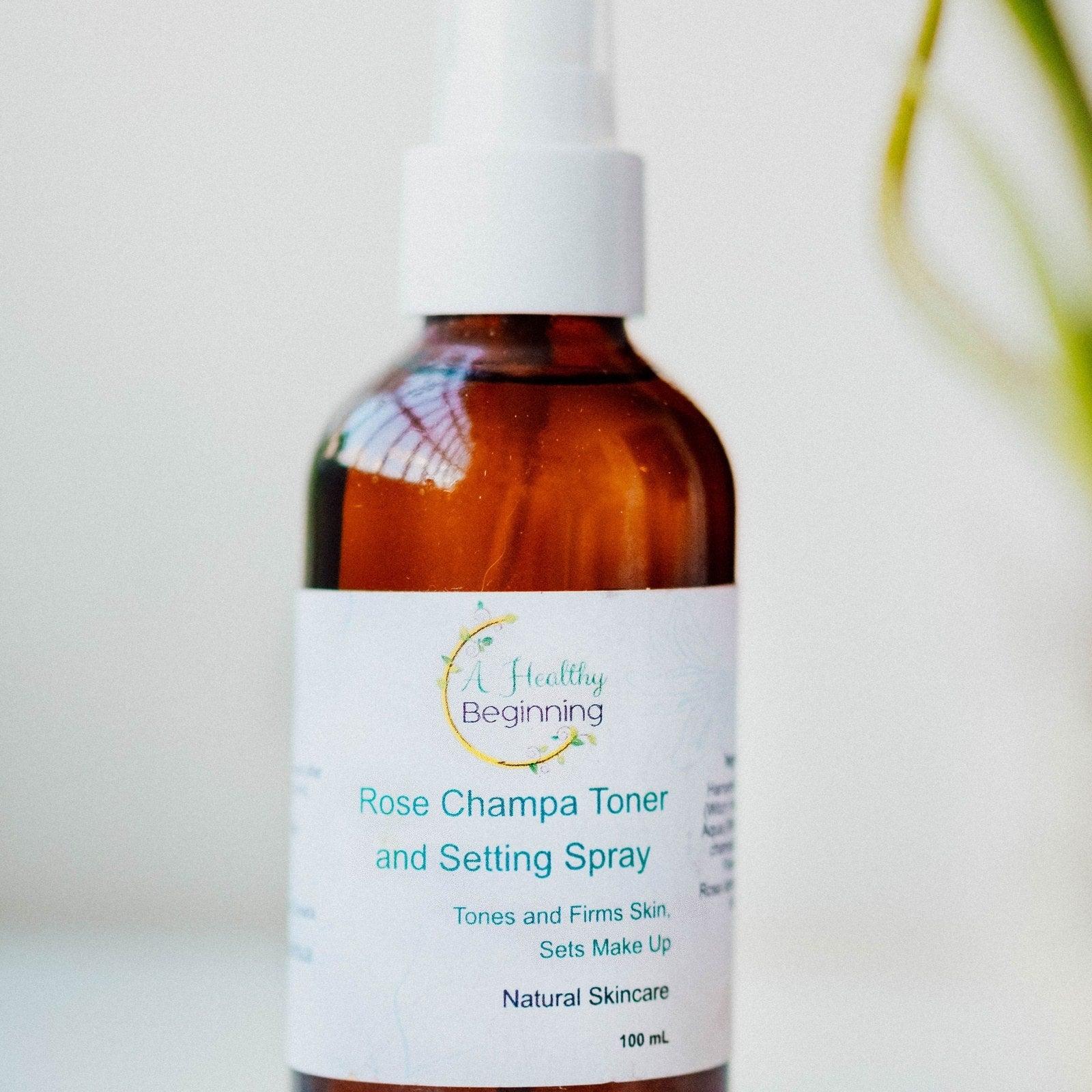 toner and setting spray - A Healthy Beginning